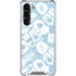 Blue Tie Dye Galaxy S24 FE Clear Case